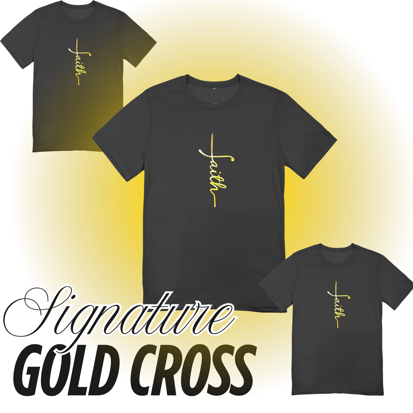 Cross Tees Signature Gold Cross