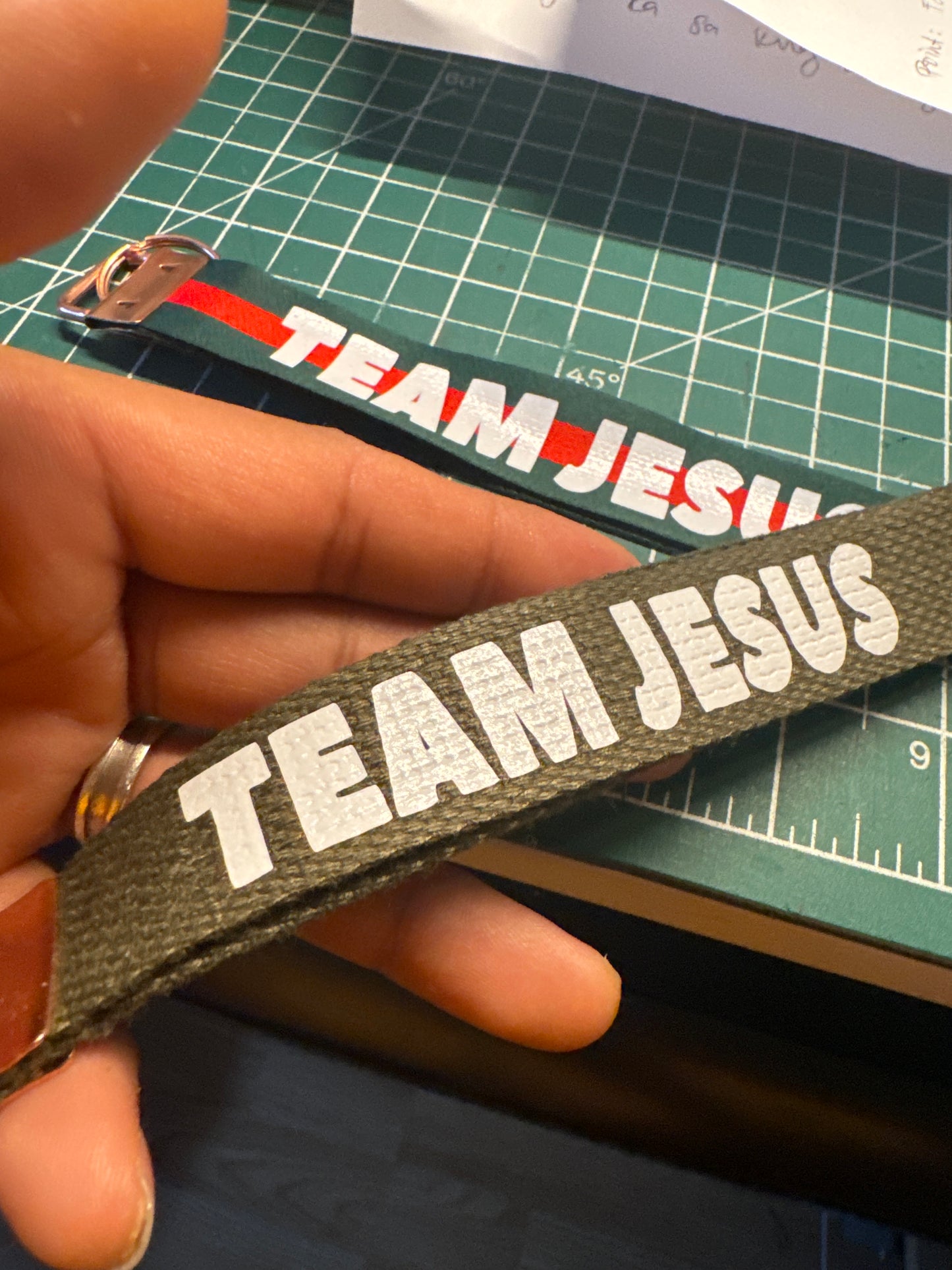 Team Jesus Key Chain
