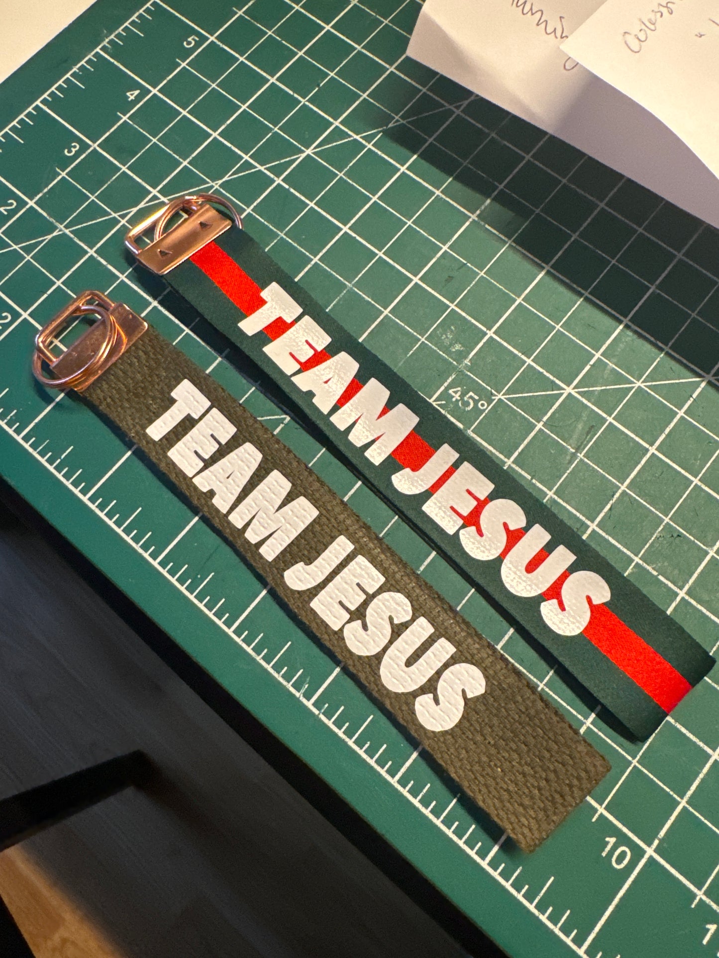 Team Jesus Key Chain