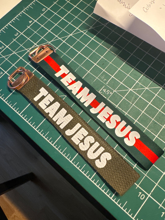 Team Jesus Key Chain